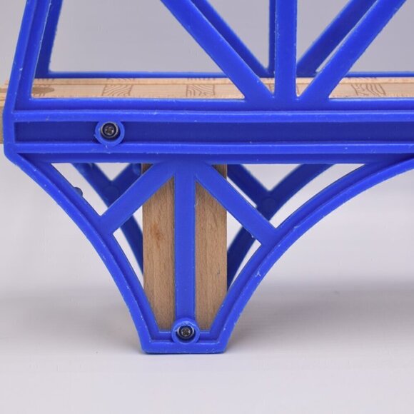 Blue Sodor Bay Bridge 12" Thomas & Friends Wooden Railway Trains Wood Playset - Picture 3 of 9